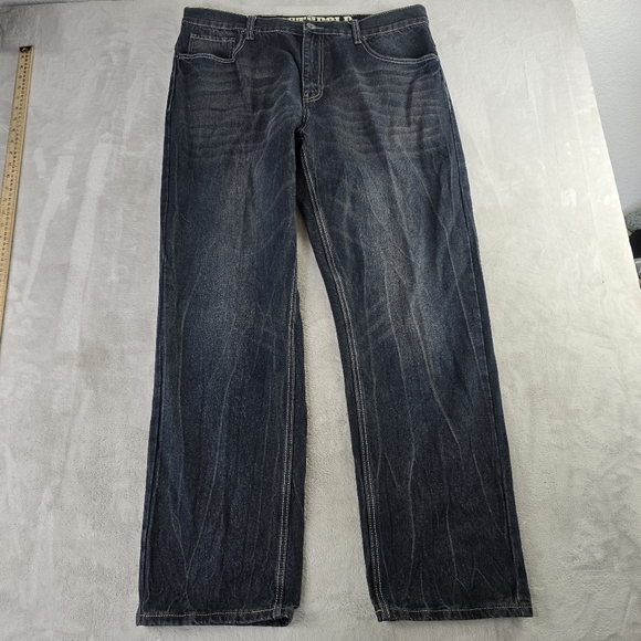 Southpole Jeans Mens 38x32 Blue Straight Hip Hop Streetwear Skater Denim Y2K - Picture 2 of 15